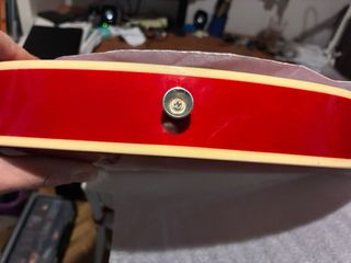 Guitarra Harley Benton 335 Cherry HB35 PLUS