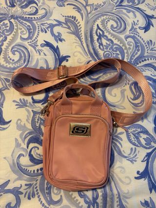 Bolso bandolera Skechers rosa