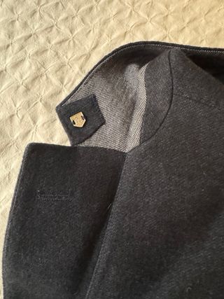 Americana Massimo Dutti Talla 48 Azul marino