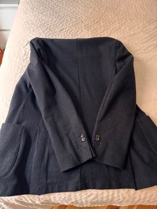 Americana Massimo Dutti Talla 48 Azul marino