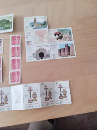 Colección de sellos variados