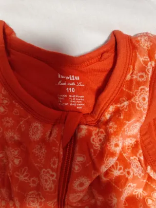 Saco dormir sin mangas estampado floral