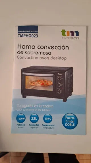 Horno Eléctrico Pequeño 23L