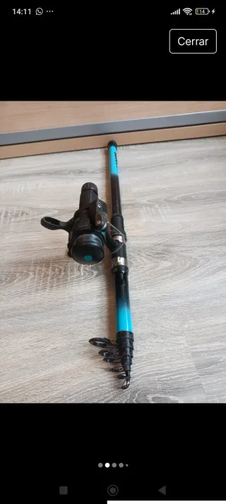 Caña de Pescar Telescópica Caperlan 4x4