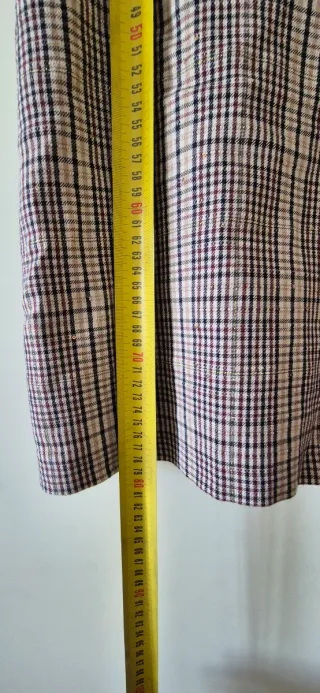 Vestito salopette Zara plaid XS