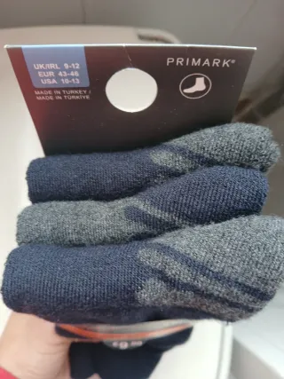 Calcetines Térmicos Primark Talla 43 (3 Pares)