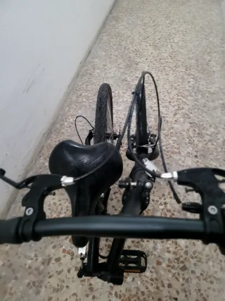 Bicicleta Plegable Negra