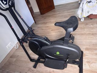 Bicicleta Elíptica Estática Negra