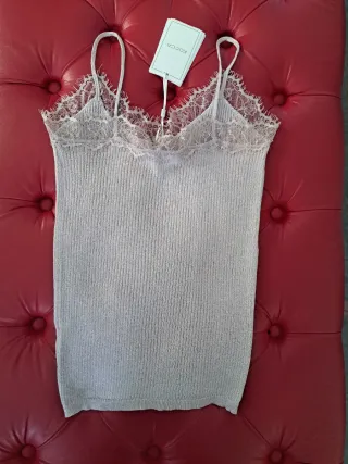 Canotta Kocca elegante cipria