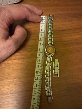 Reloj Relic esfera rosa y correa plateada