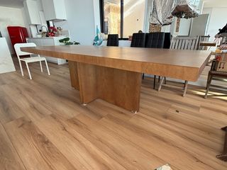 Mesa de comedor madera 2.5m x 1.1m