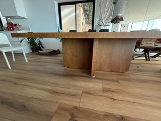 Mesa de comedor madera 2.5m x 1.1m