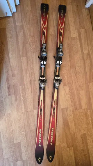 Esquís Volkl 180cm Fijaciones Salomon S8