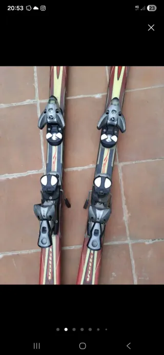 Esquís Volkl 180cm Fijaciones Salomon S8