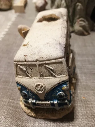 Decoración acuario furgoneta VW