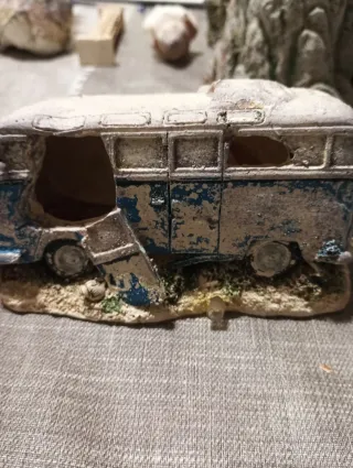 Decoración acuario furgoneta VW