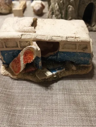 Decoración acuario furgoneta VW