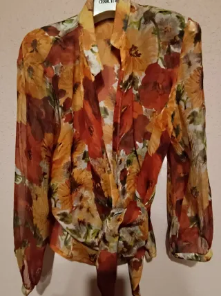 Blusa Vintage Estampada