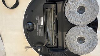 Robot aspirador friega aspira base automática