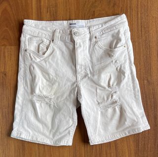 Pull&Bear Vaqueros Desgastados Talla M Beige