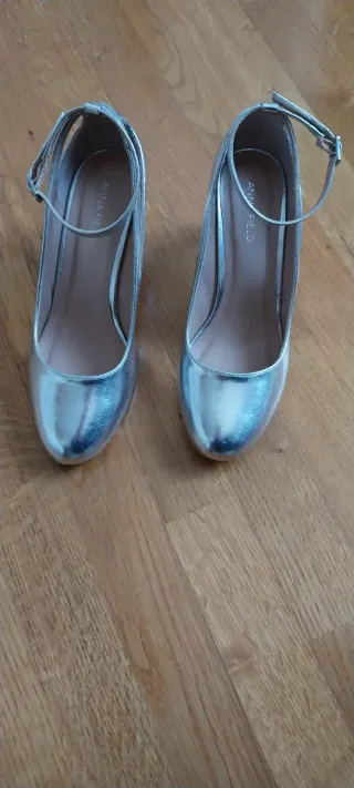 Scarpe con tacco Anna Field argento