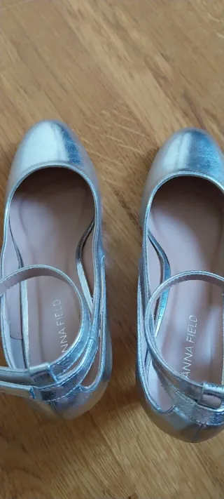 Scarpe con tacco Anna Field argento