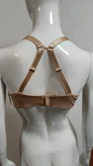 Sujetador de lactancia nude, copa D