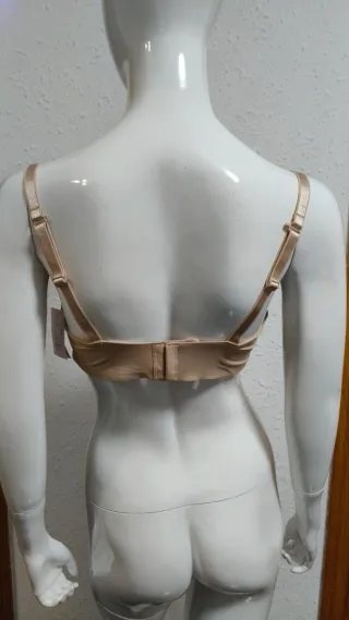 Sujetador de lactancia nude, copa D