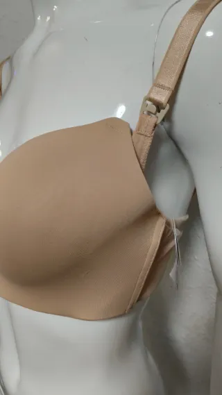 Sujetador de lactancia nude, copa D