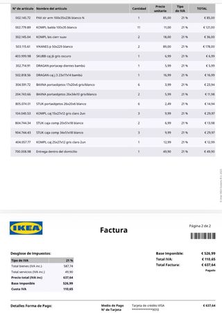 Zapatero Ikea modelo PAX