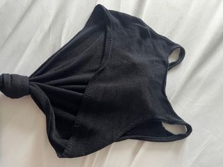 Vestido Akala Studio punto negro Talla M