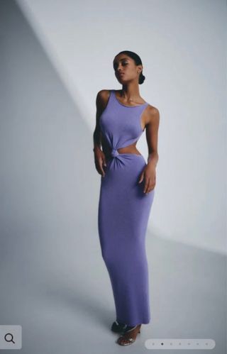 Vestido Akala Studio punto negro Talla M