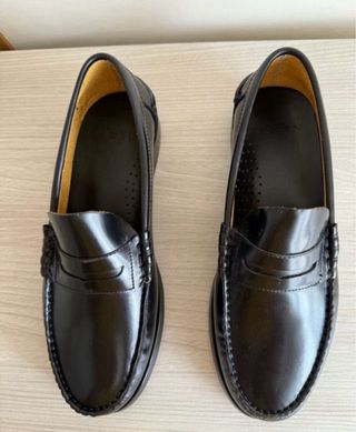 Mocasines Dustin Piel Negro Talla 40 NUEVOS