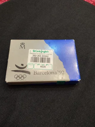 Moneda Plata Barcelona 92 Juegos Olímpicos