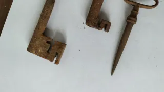 Lote 3 llaves antiguas grandes