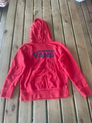Felpa Vans Bambino Rossa 6 Anni