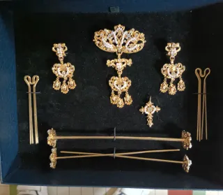 Aderezo Fallera Niña Oro