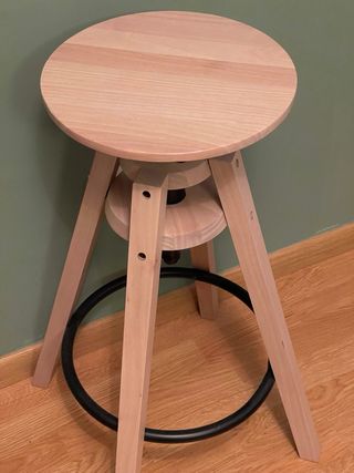 Taburete regulable madera