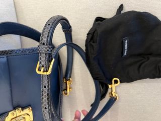 Borsa Dolce & Gabbana vintage blu oro