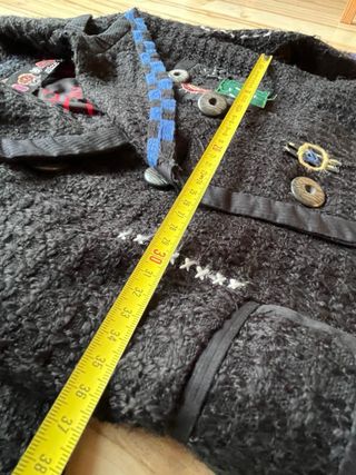 Abrigo Desigual Mujer Marrón Multicolor.