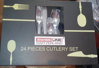 Set 24 Cubiertos Acero Inoxidable Nuevo