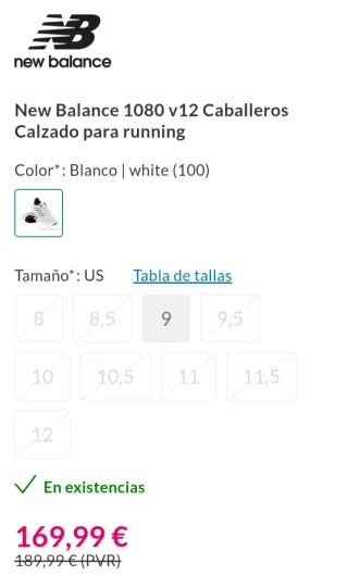 Zapatillas New Balance Talla 43