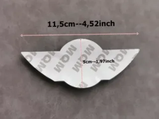 11,5x5cm Emblema Mini Cooper One Capó o Maletero