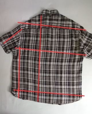 Camisa de cuadros caballero