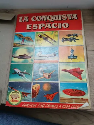 Álbum cromos La Conquista del Espacio completo