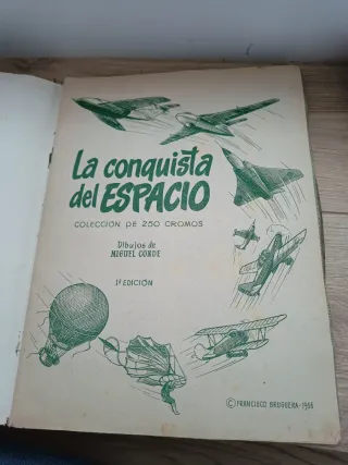 Álbum cromos La Conquista del Espacio completo