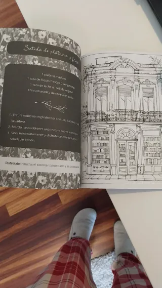 Paisajes y rincones relajantes: libro de colore...