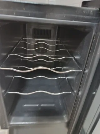 Nevera expositora negra