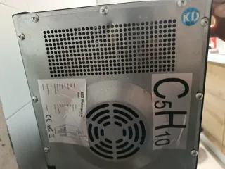 Nevera expositora negra