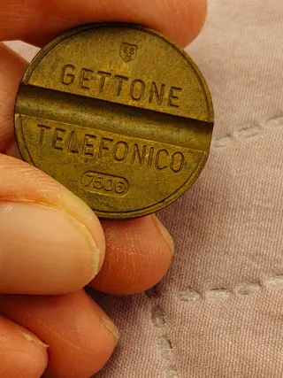 6 gettoni telefonici antichi